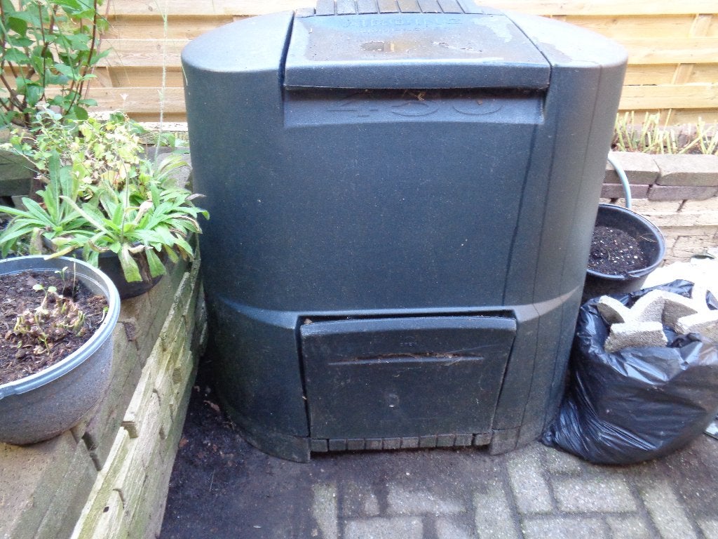 compostcontainer 450L, Tuin en Terras, Aarde en Mest, Ophalen, Tuinaarde