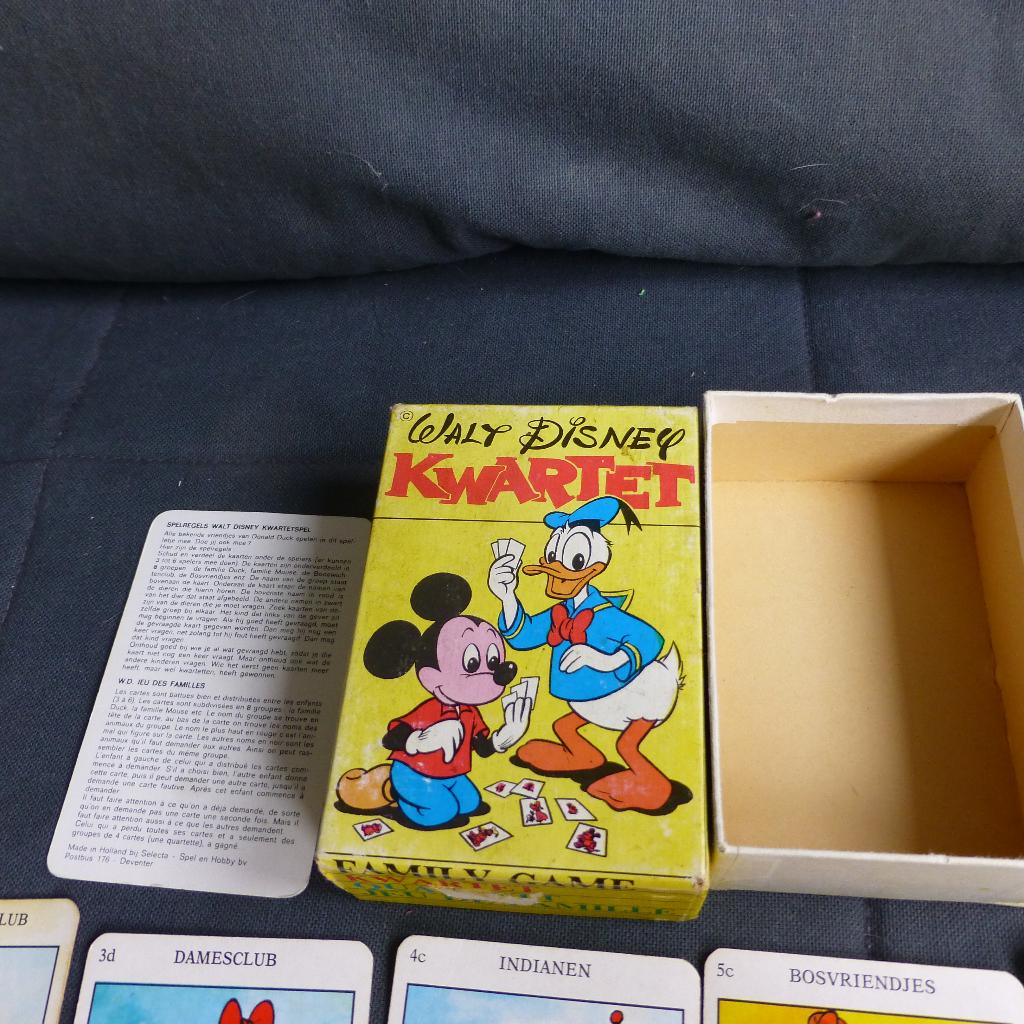 Kwartet Wald Disney, Ophalen of Verzenden, Overige figuren, Zo goed als nieuw, Overige typen