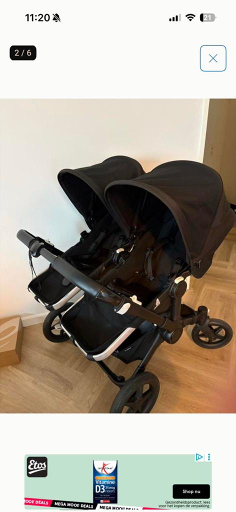 Bugaboo donkey 5 kinderwagen, Ophalen, Zo goed als nieuw, Bugaboo