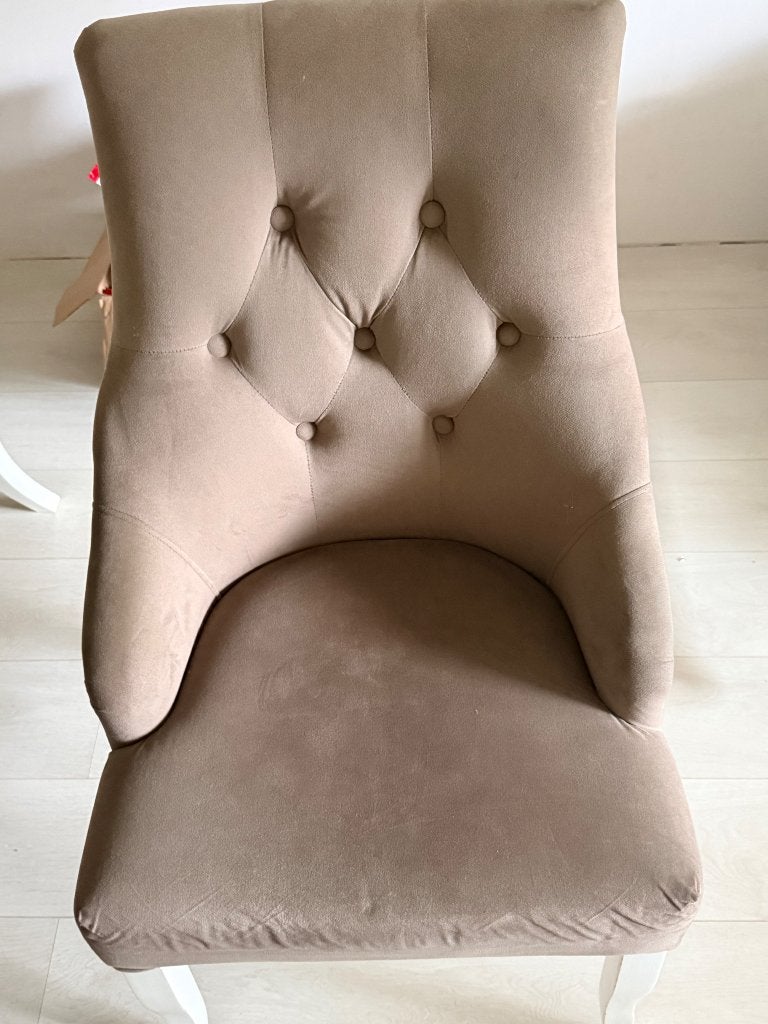 Eettafel stoel 6 stuk, Ophalen, Gebruikt, Overige kleuren, Stof
