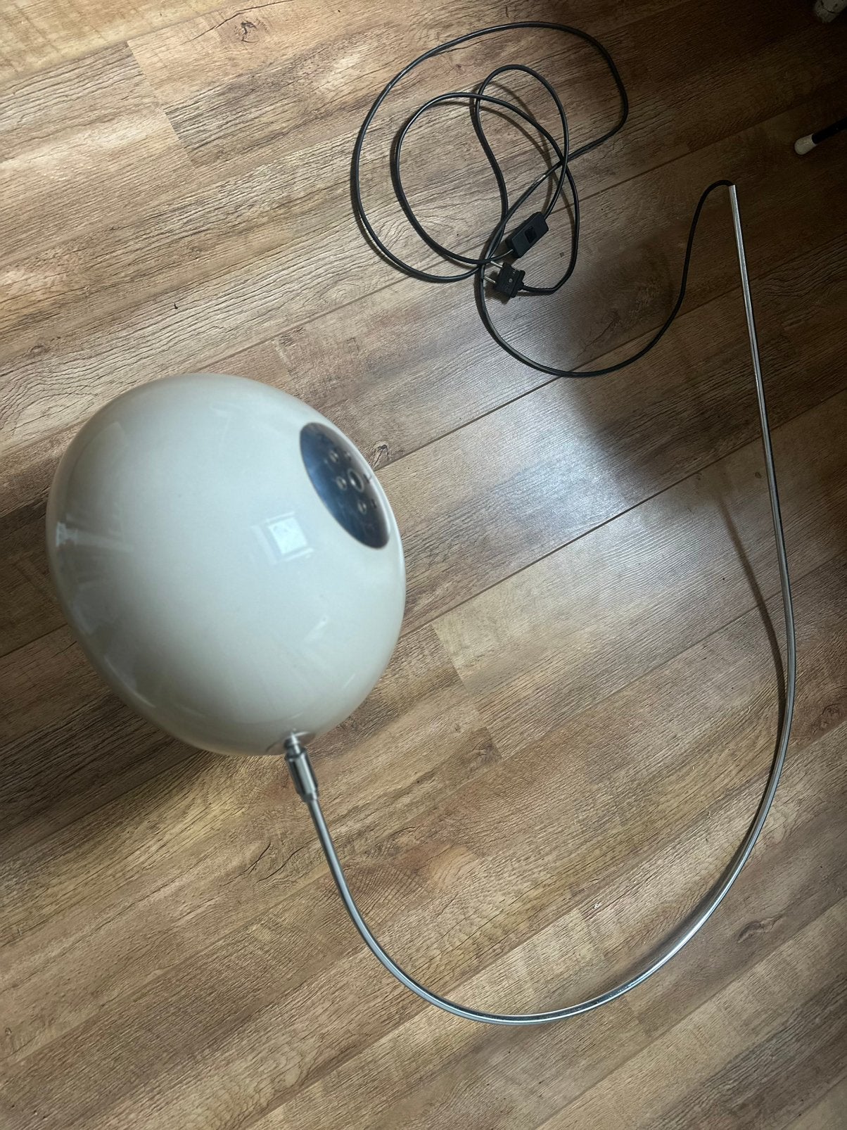 Vintage space age booglamp grote bol Herda?, Ophalen, Huis en Inrichting