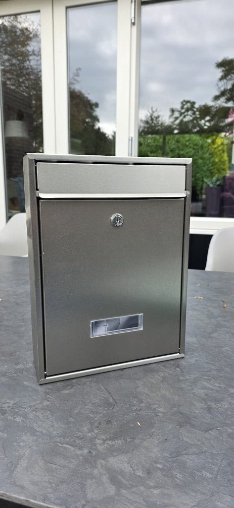 RVS Brievenbus 26x35x8,5cm, Ophalen of Verzenden, Nieuw, Rvs
