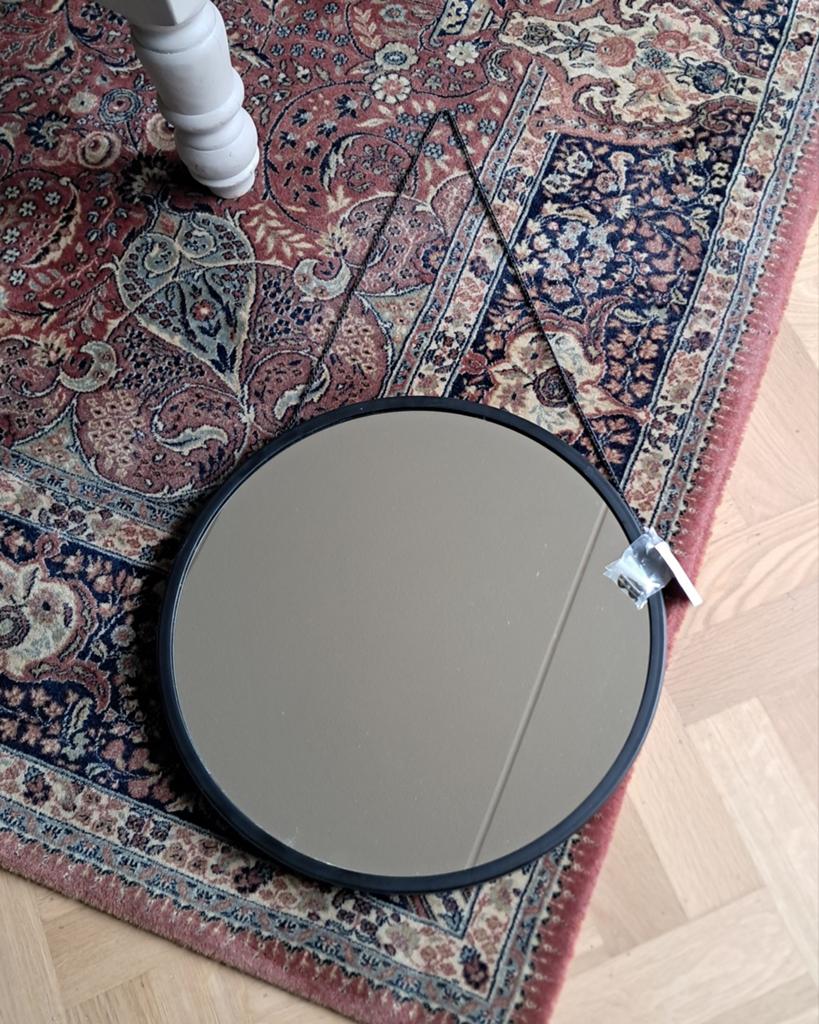 Nieuwe ronde spiegel, Huis en Inrichting, Woonaccessoires | Spiegels, Ophalen, Minder dan 50 cm, Rond, Nieuw