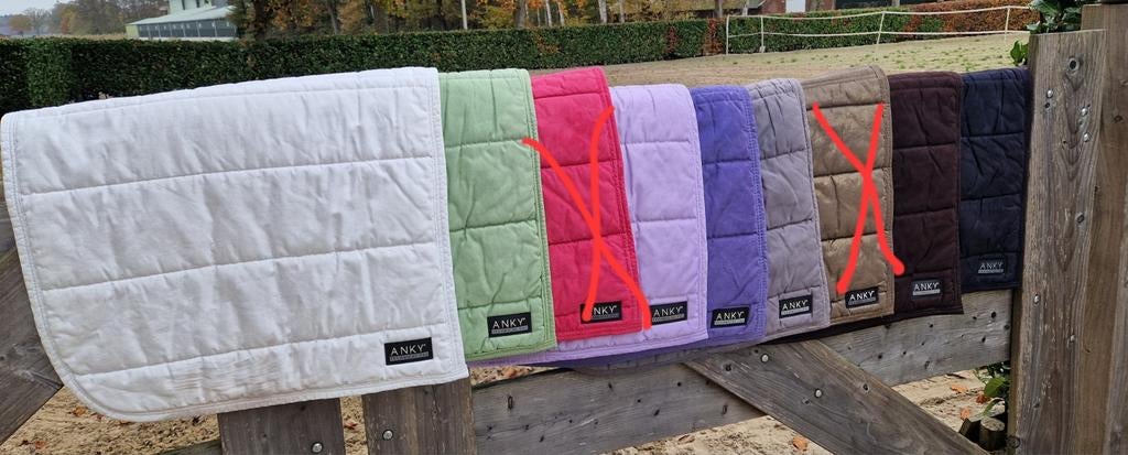 Anky pads ZGAN!, Full (L), Dressuurdekje, Ophalen of Verzenden, Zo goed als nieuw