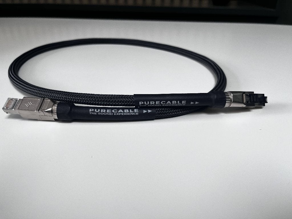 PureCable netwerkkabel 1m, Audio, Tv en Foto, Ophalen of Verzenden, Zo goed als nieuw, Minder dan 2 meter, Overige kabels