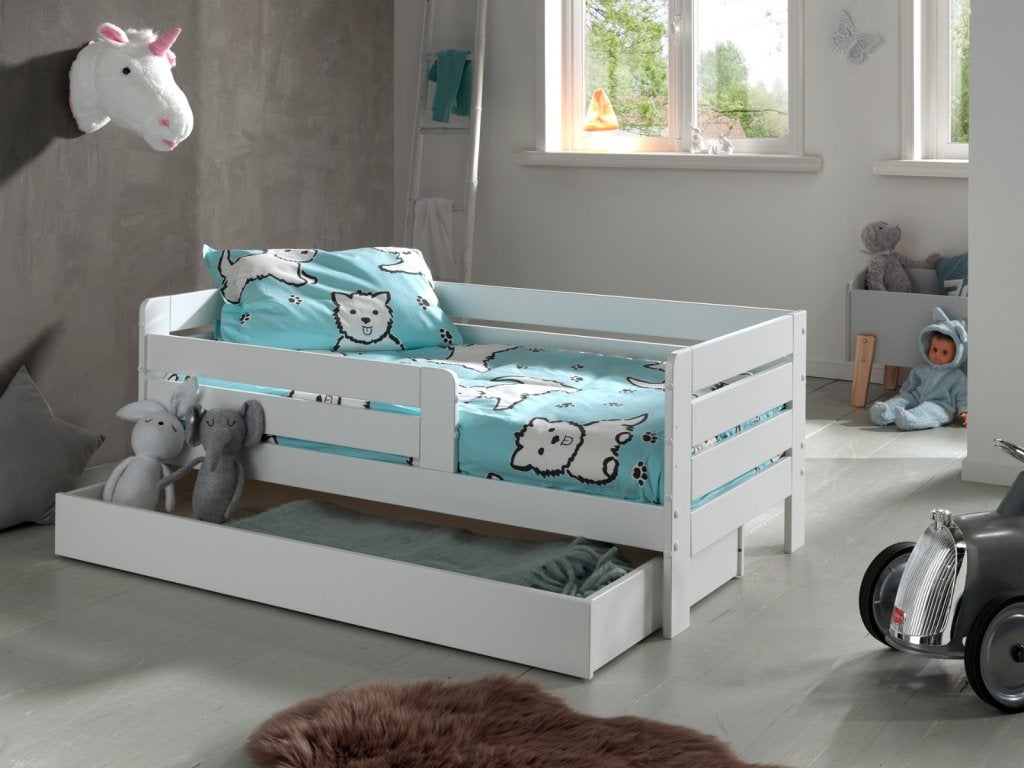 Peuterbed Toddler 71 wit, Kinderen en Baby's, Kinderkamer | Bedden, Niet ingevuld, Niet ingevuld, Niet ingevuld
