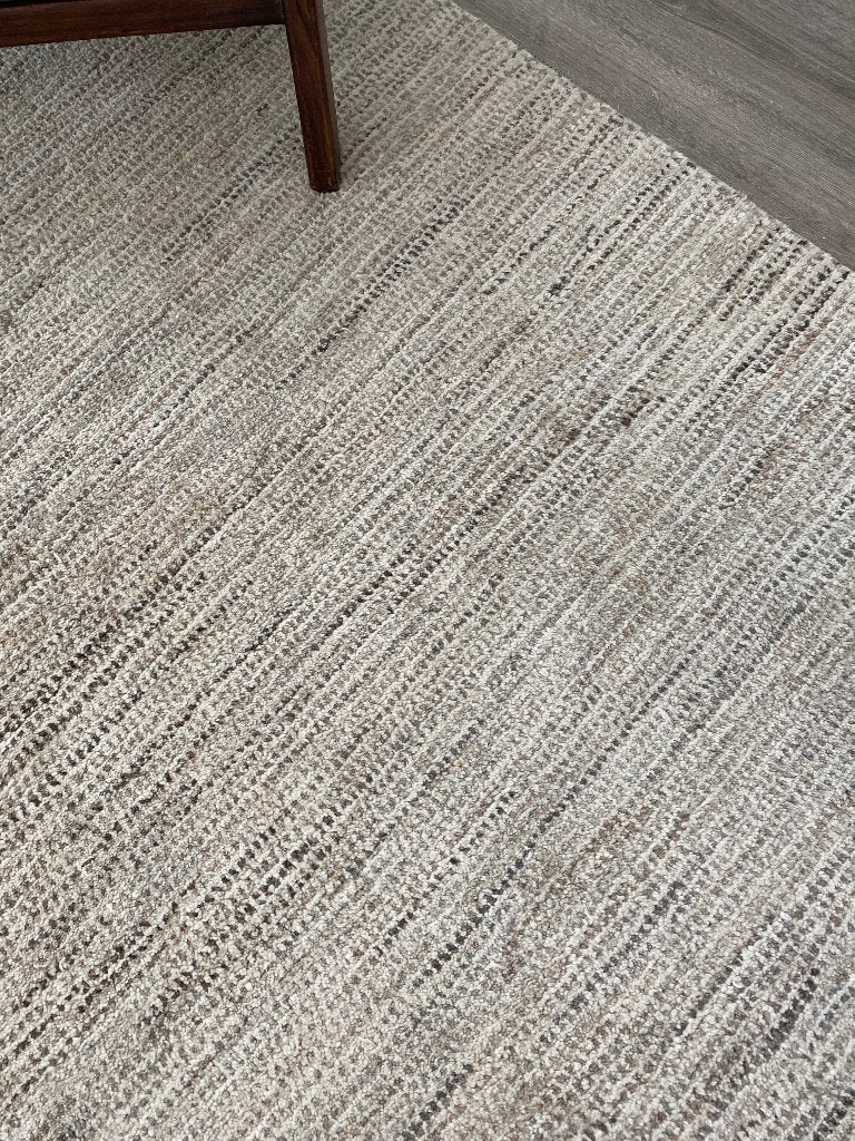 wollen vloerkleed, Ophalen, Gebruikt, Grijs, 150 tot 200 cm