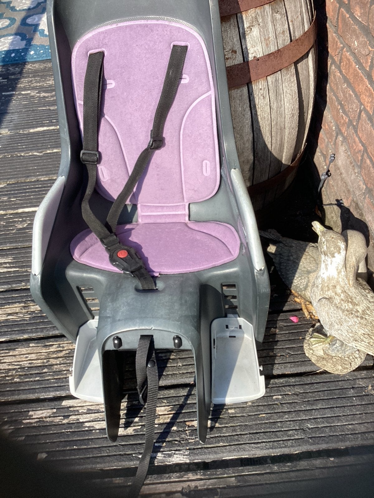 Polisport Bubbly Maxi Achterzitje Fietszitje, Achterzitje, Ophalen, 15 t/m 25 kg, Gebruikt