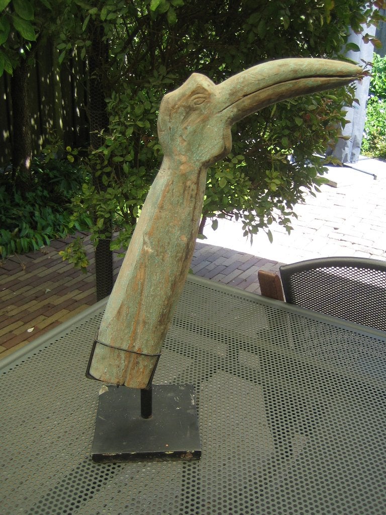 Hornbill, Iban Dayak, Kalimantan, Borneo, Indonesië, Antiek en Kunst, Ophalen of Verzenden