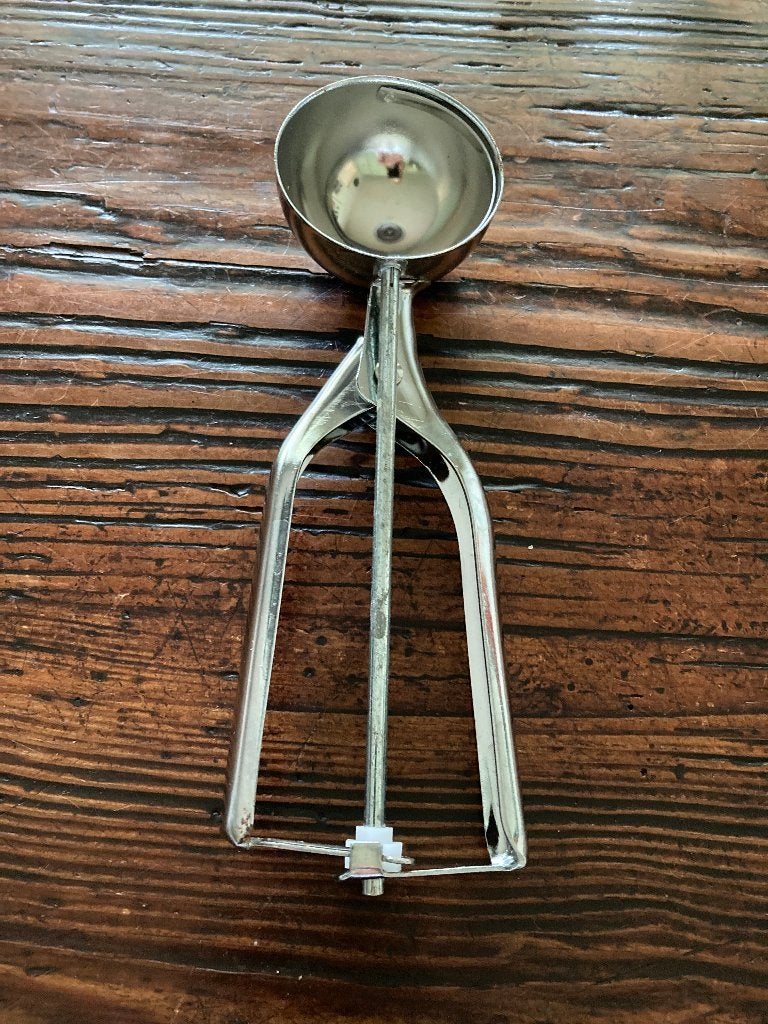 ijsschep, Ophalen of Verzenden, Gebruikt, Overige materialen, Zilver