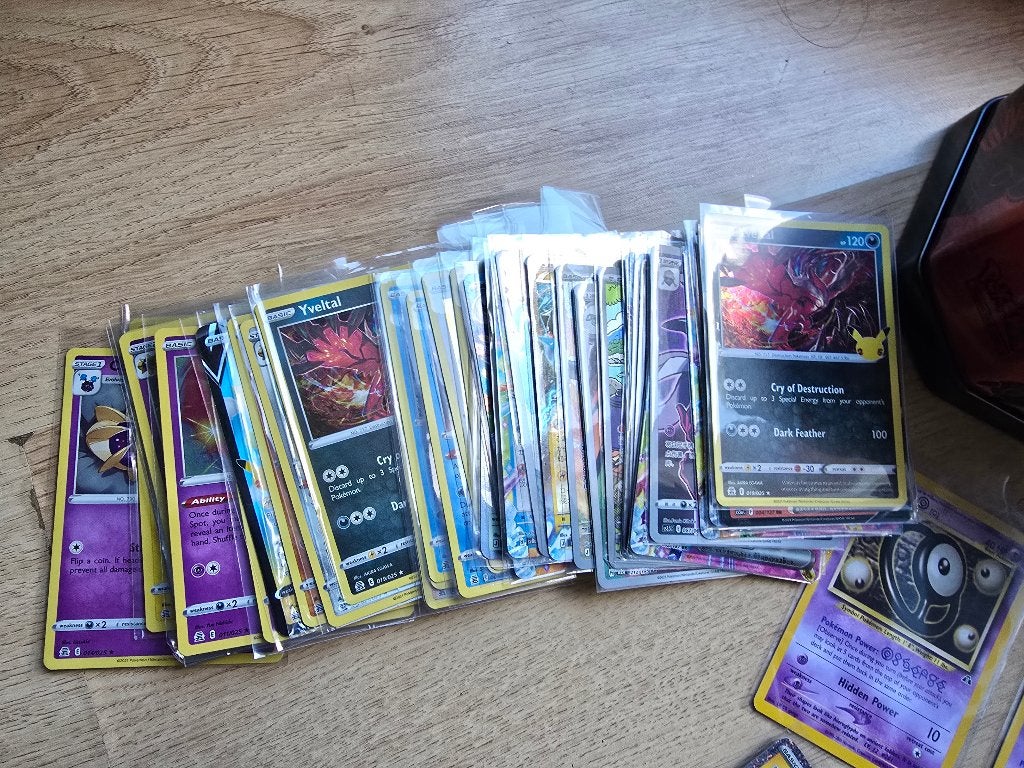 Pokemon kaarten, Ophalen of Verzenden, Gebruikt, Meerdere kaarten, Foil