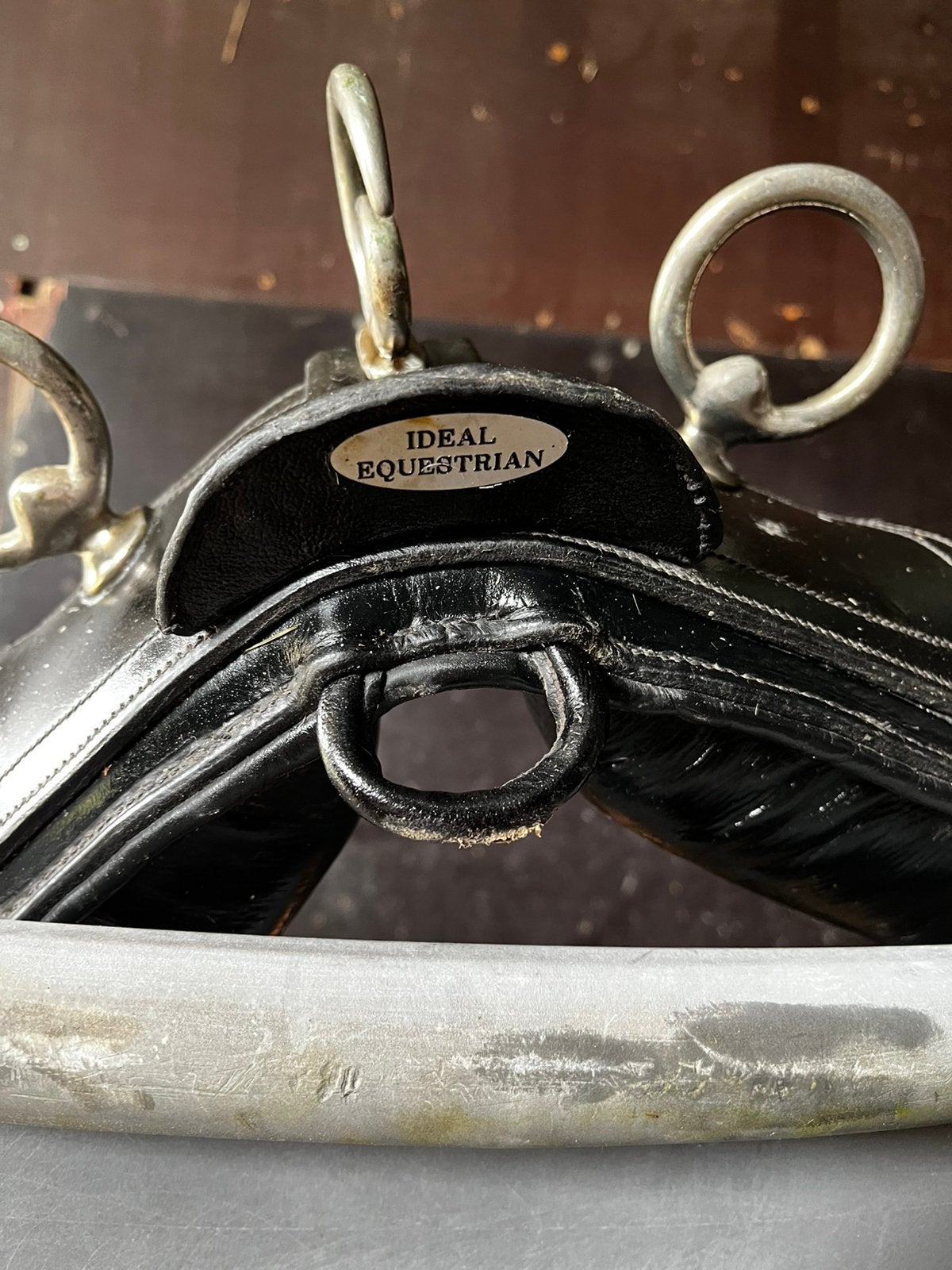 Ideal equestrian enkelspan tuig, Dieren en Toebehoren, Paarden en Pony's | Hoofdstellen en Tuigage, Ophalen of Verzenden, Zo goed als nieuw