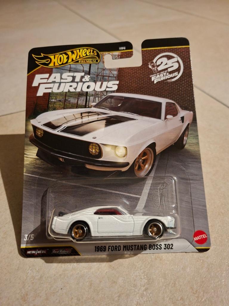 Hot Wheels Premium Fast & Furious 1969 Ford Mustang Boss 302, Ophalen of Verzenden, Nieuw, Auto
