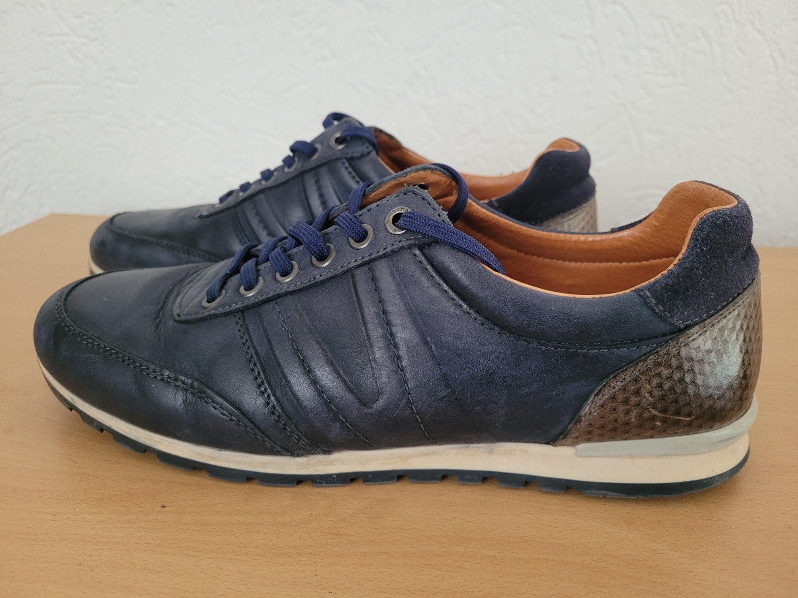 Van Lier heren sneakers maat 41, Blauw, Van Lier, Ophalen of Verzenden, Sneakers of Gympen