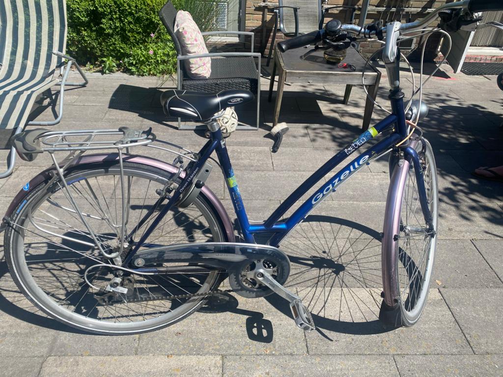 Gazelle Medeo damesfiets met 8 versnellingen, Fietsen en Brommers, Fietsen | Dames | Damesfietsen, Velgrem, Versnellingen, Ophalen of Verzenden