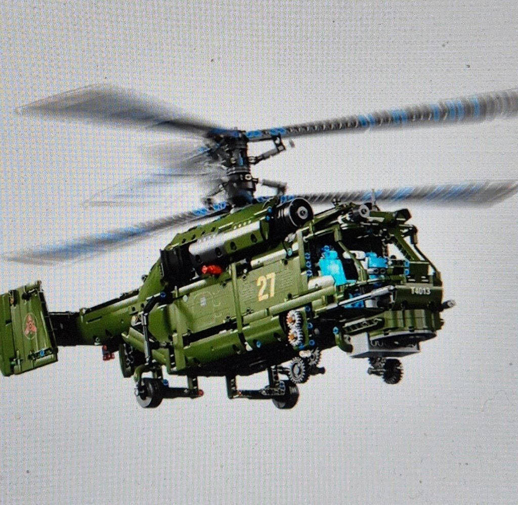 Transport Helikopter 61 cm 1800 pc Technische Bouwstenen set, Ophalen of Verzenden, Nieuw, Overige merken