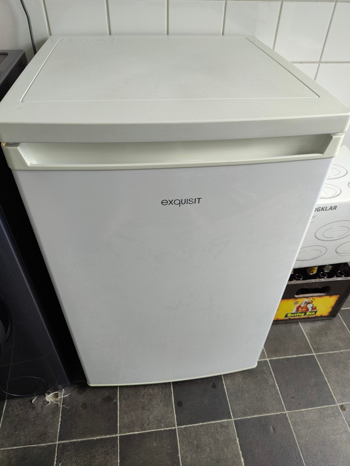 Ideaal voor studenten. Compacte Exquisit koelkast, Witgoed en Apparatuur, Ophalen, Gebruikt, Minder dan 85 cm, Minder dan 75 liter