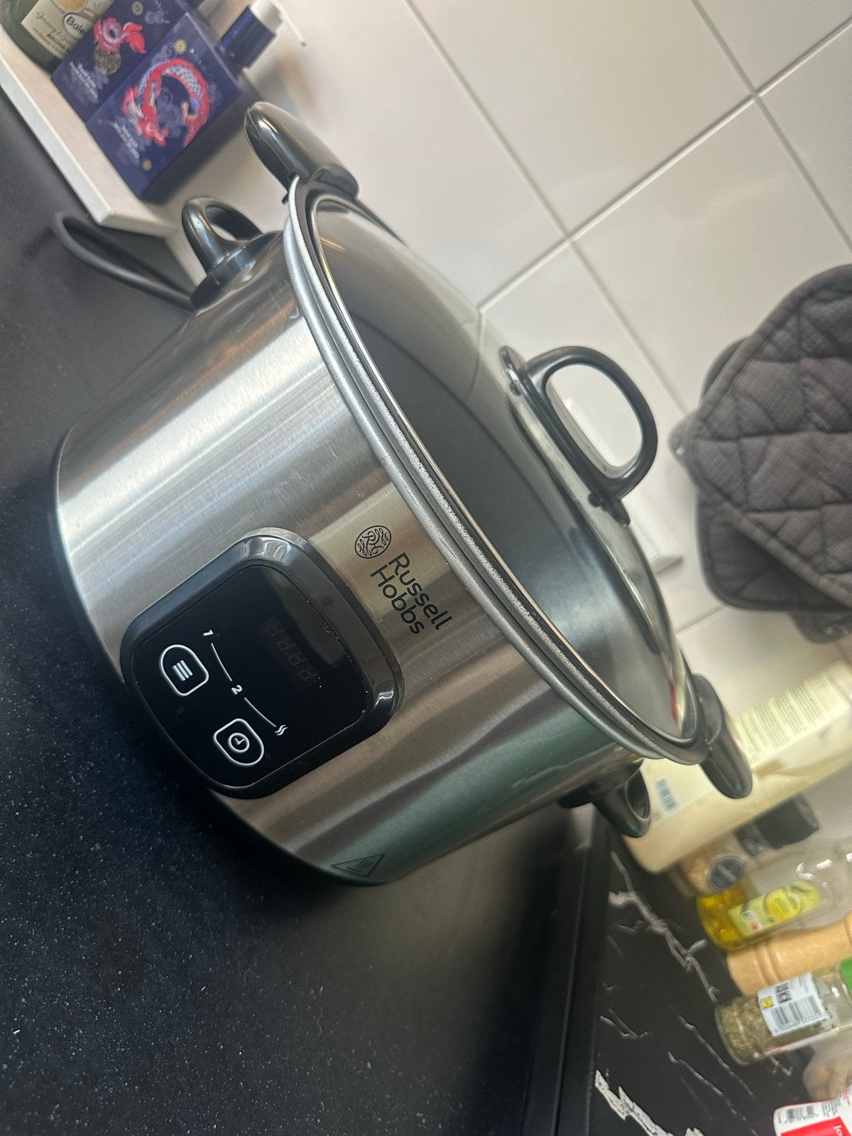 Russell Hobbs Slowcooker - 3,5L - RVS, Ophalen, Vaatwasmachinebestendig, Zo goed als nieuw
