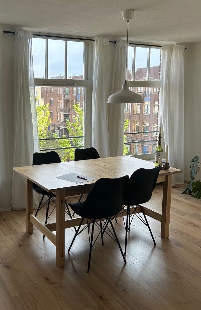 Eettafel hout IKEA STORNÄS, Ophalen, 100 tot 150 cm, 50 tot 100 cm, Zo goed als nieuw