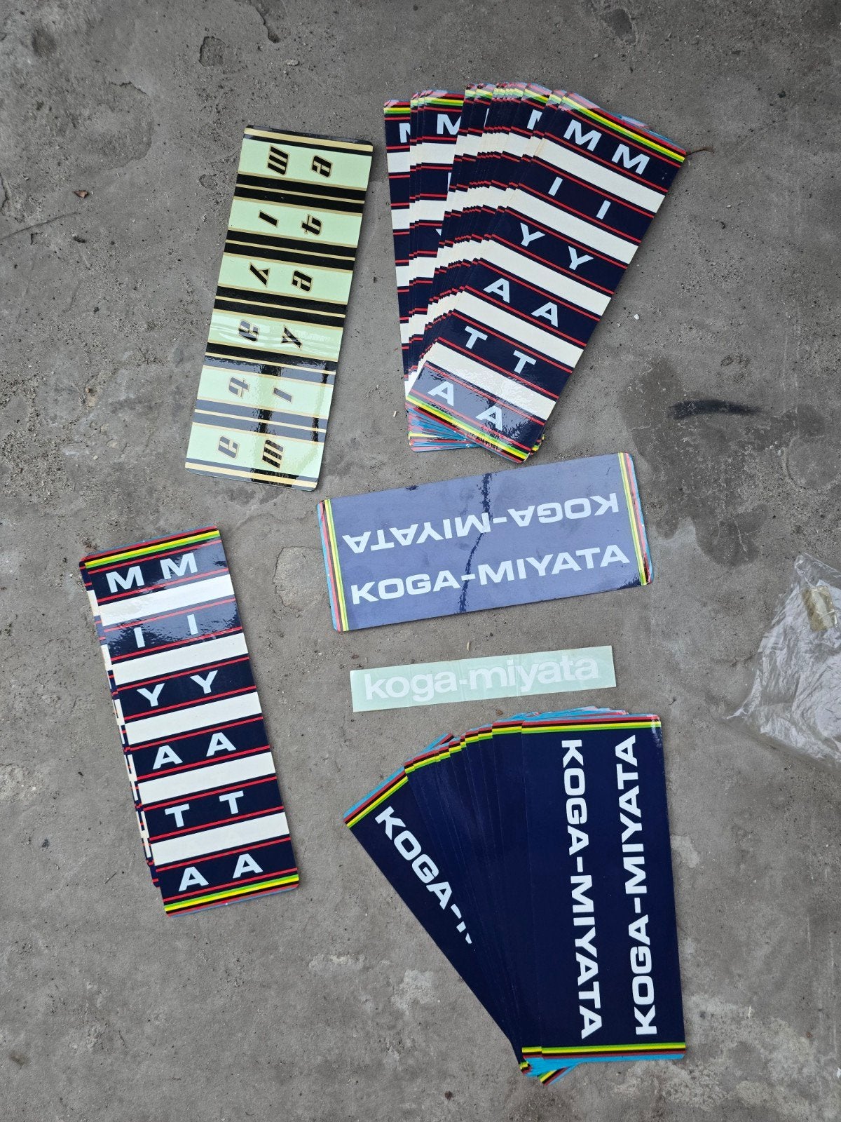 Koga Miyata Stickers - Ongeveer 35 Stuks, Gebruikt, Info@koga.com, Postbus 100, 8440 AC Heerenveen, Nederland, Koga Miyata