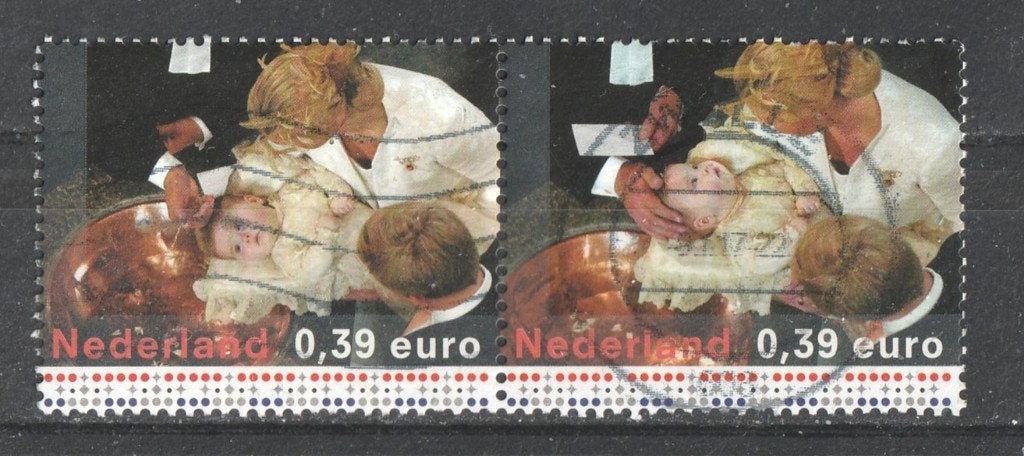 36 Y paartje 2260-61 Koninklijkje Familie 2004, Postzegels en Munten, Postzegels | Nederland, Verzenden, Na 1940, Gestempeld