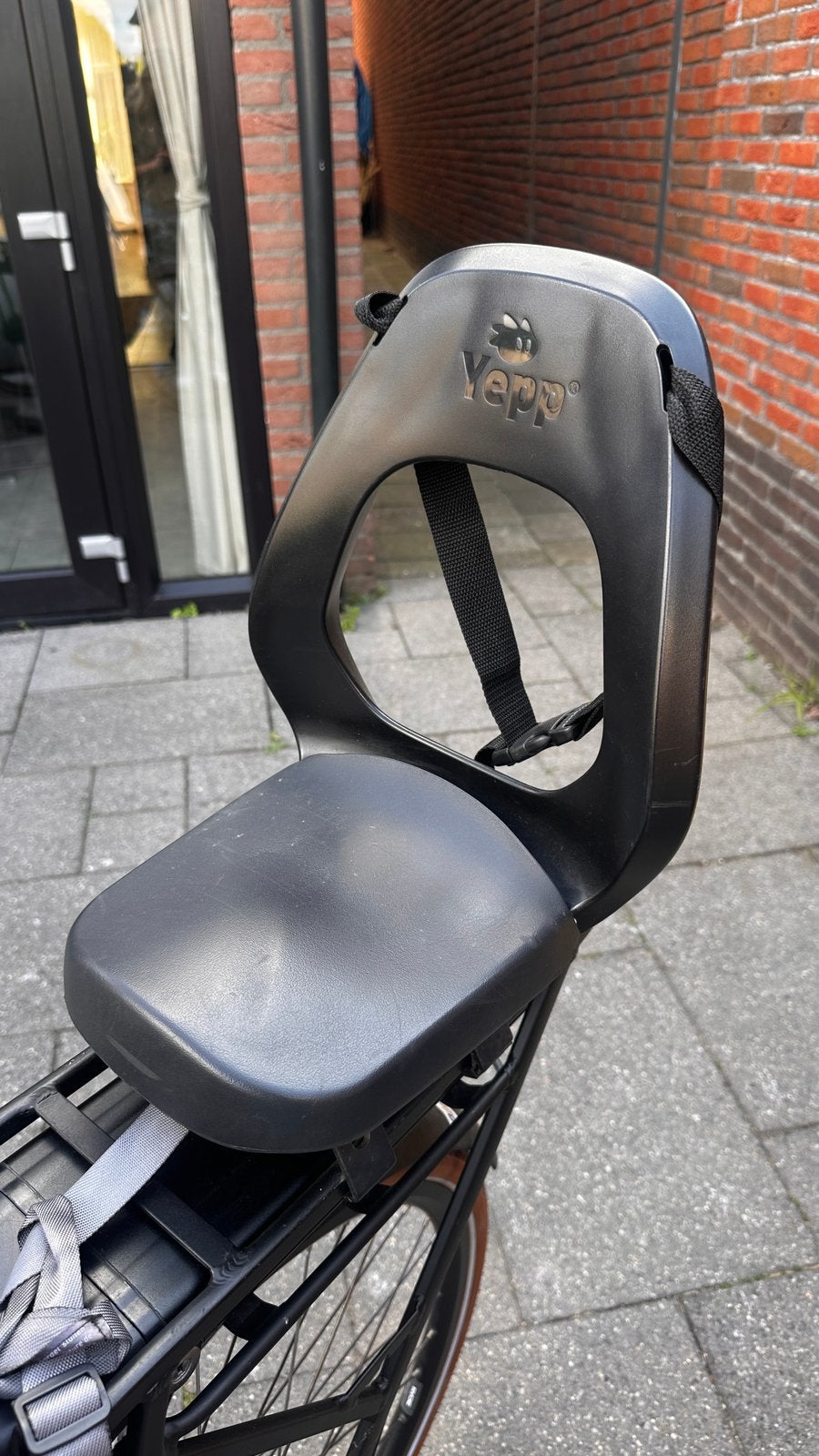Fietszitje voor elektrische fiets, Ophalen, Zo goed als nieuw