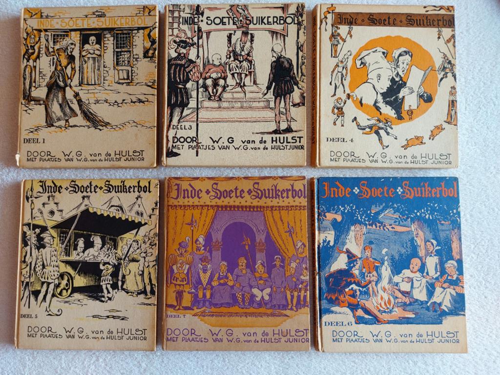 In de Soete Suikerbol - W.G. van de Hulst (deel 1,3,4 5,6,7), Boeken, Kinderboeken | Jeugd | onder 10 jaar, Gelezen, Fictie algemeen