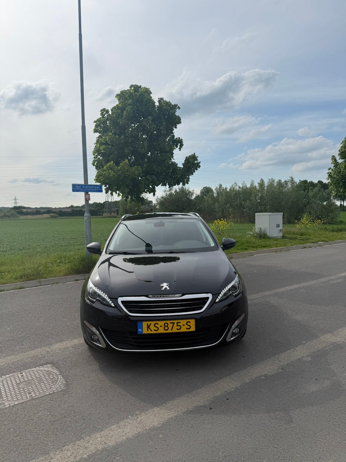 Peugeot 308 2.0 E-hdi 110KW SW AUT 2017 Zwart, Auto's, Dealer onderhouden, 4 cilinders, Zwart, Origineel Nederlands