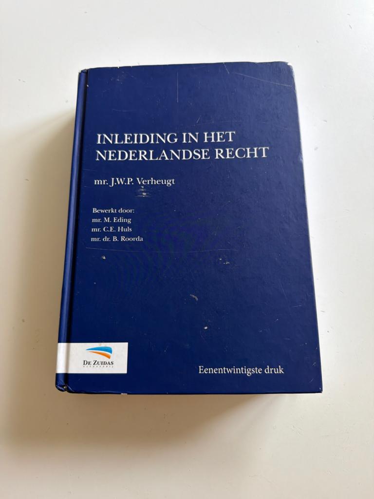 Inleiding in het Nederlandse Recht - 21e druk RUG, Ophalen of Verzenden, Gamma, Gelezen, WO