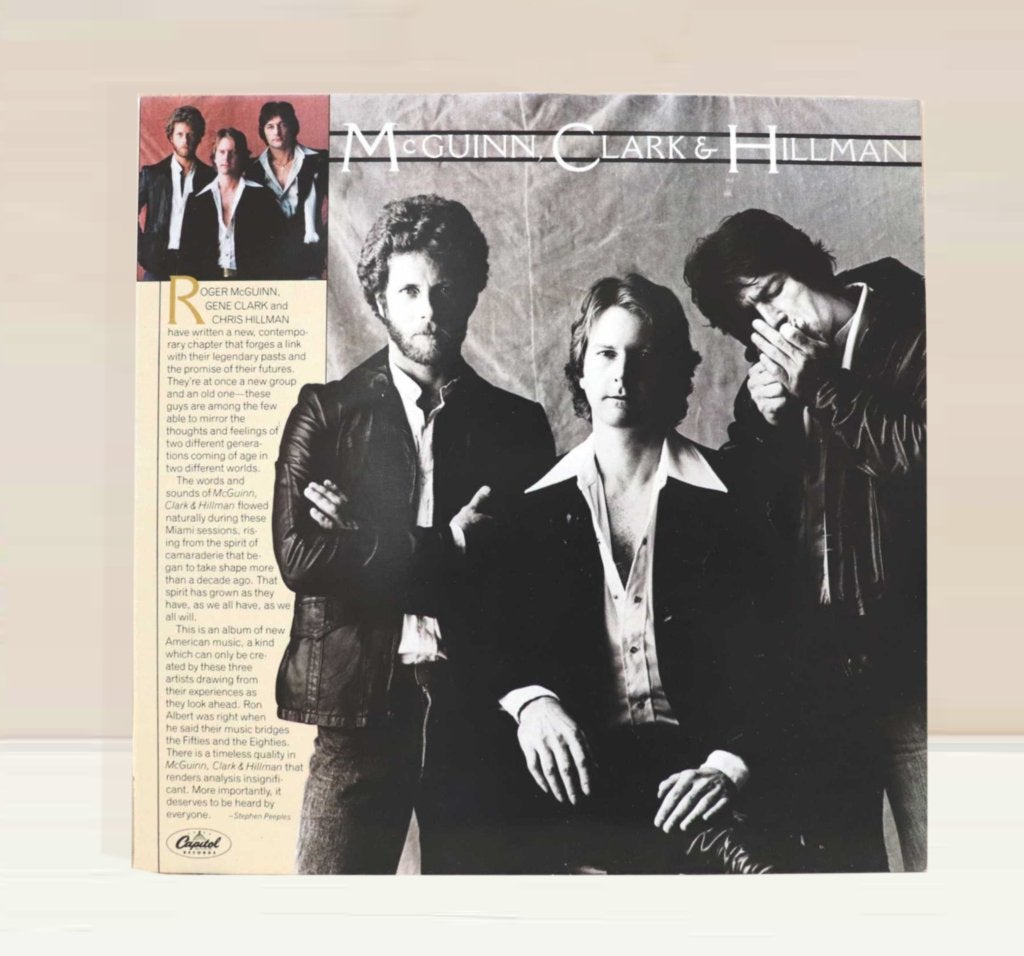 LP  Roger McGuinn, Clark & Hillman (1979) – NL Persing, Ophalen of Verzenden, Zo goed als nieuw, Poprock, Inclusief binnenhoes