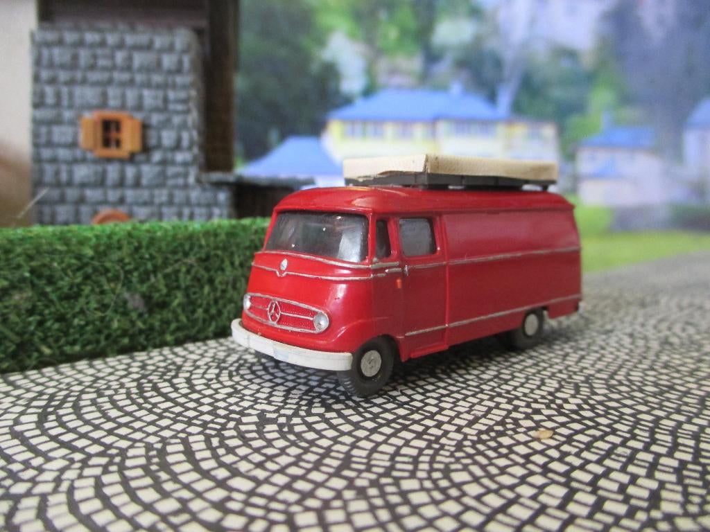 Mercedes Benz L 319 Kastenwagen - Wiking ex Wasserrettung, Ophalen of Verzenden, Gebruikt, Auto, Wiking