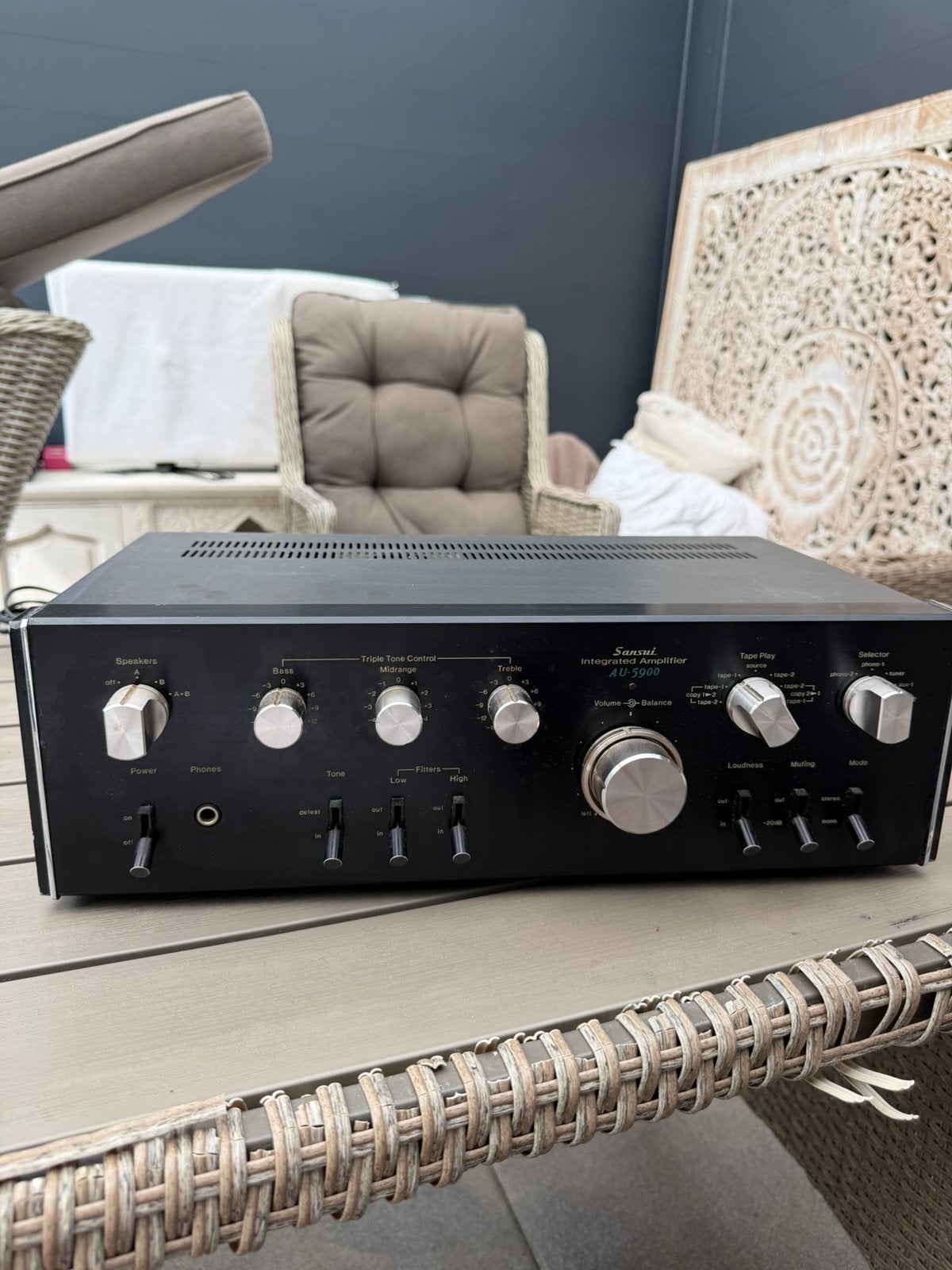 Sansui AU-5900 AU 5900 versterker netjes en goed, Ophalen of Verzenden, Zo goed als nieuw, Overige merken