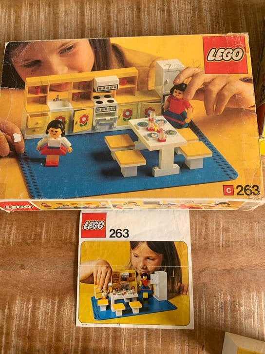 Zoldervondst oud lego setje, Ophalen of Verzenden, Gebruikt