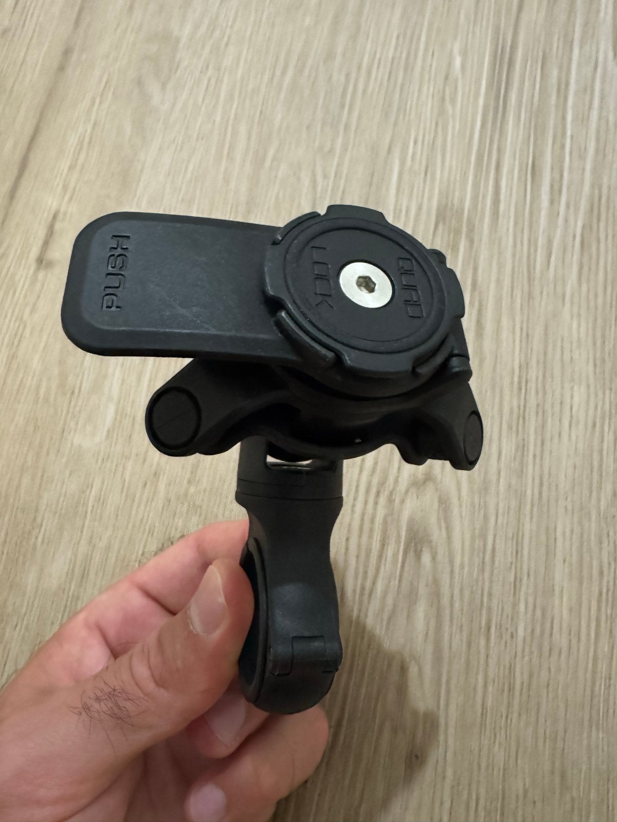 Quad Lock Motor Handlebar Mount PRO met Vibration Dampener, Ophalen of Verzenden, Zo goed als nieuw
