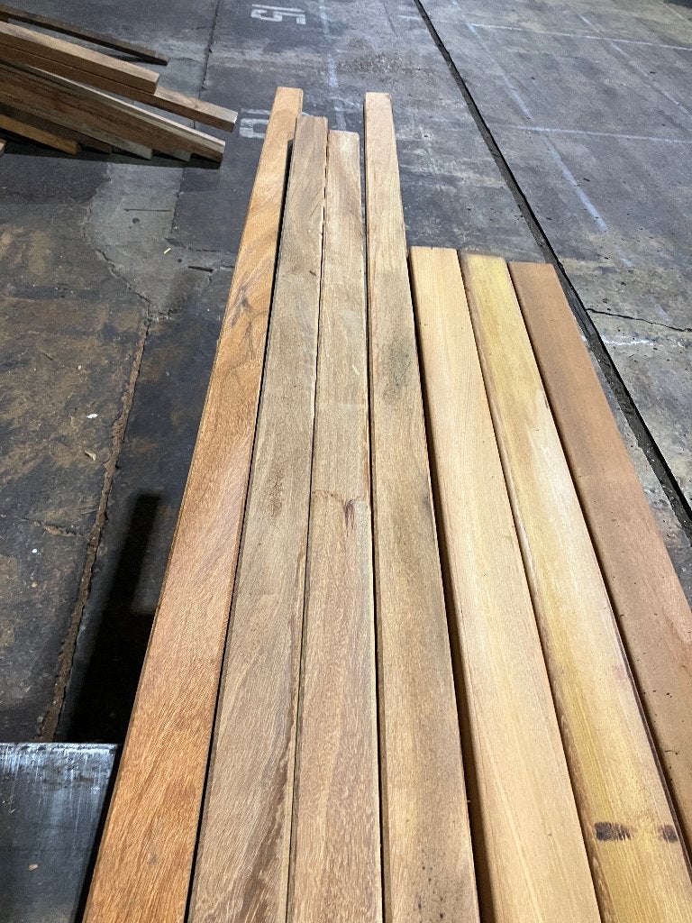 Hardhout-balken-planken-regels-onderregels-40x60/70 mm, Ophalen, Nieuw, Hardhout, 250 cm of meer