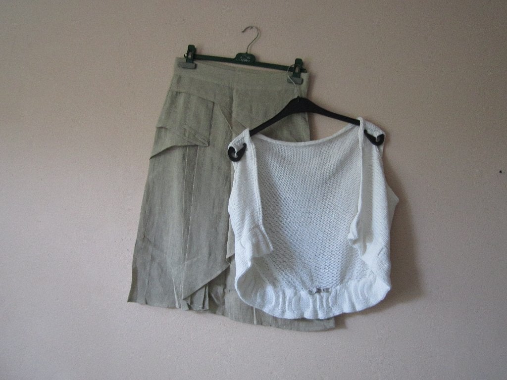 Nill's + Cora Kemperman en Renato Nucci voor maat 36/38, Kleding | Dames, Rokken, Cora Kemperman+Nill's, Verzenden, Beige, Zo goed als nieuw