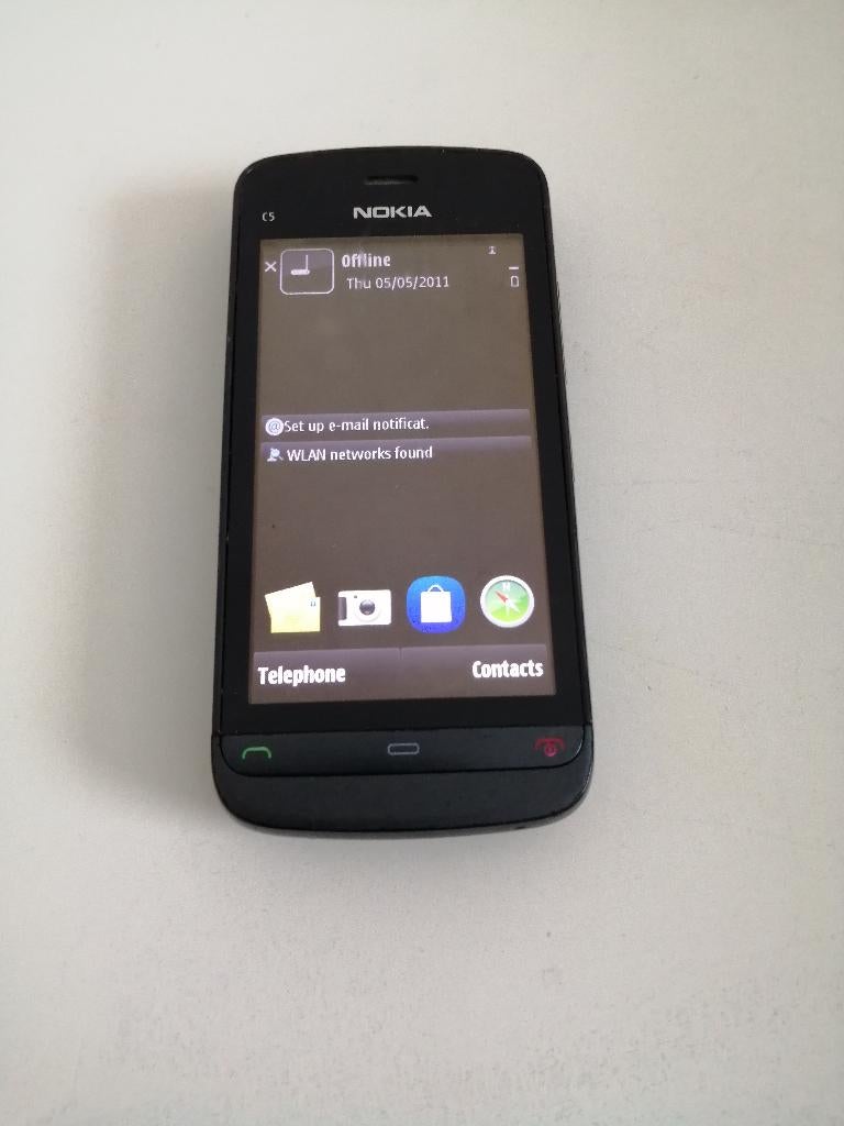 Nokia C3-05 mobiele smartphone Symbian | 5MP | Maps | MP3, Telecommunicatie, Mobiele telefoons | Overige merken, Gebruikt, 3 tot 6 megapixel
