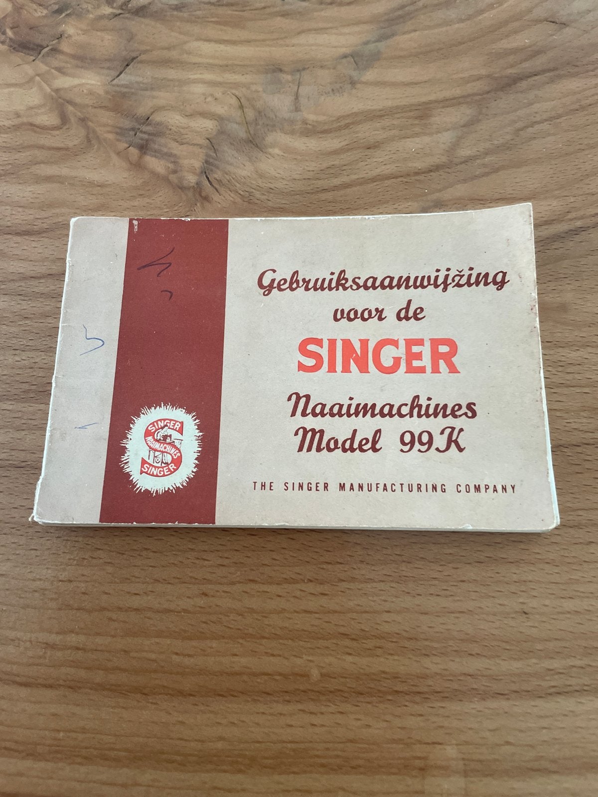Gebruiksaanwijzing Singer Naaimachine Model 99K, Ophalen of Verzenden, Gebruikt, Toebehoren, Singer