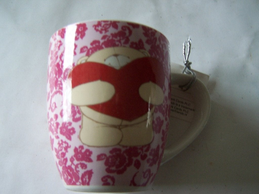 Mok forever friends. Nieuw. Hoogte 8 cm., Huis en Inrichting, Keuken | Servies, Ophalen of Verzenden, Zo goed als nieuw, Bord(en)