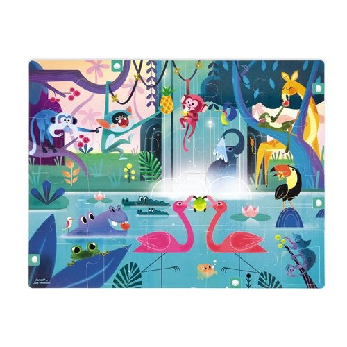Kinderpuzzel Puzzel Feest in de Jungle 20st Janod, 13 rue de l’Industrie – 39270 ORGELET, France, 2 tot 4 jaar, 10 tot 50 stukjes