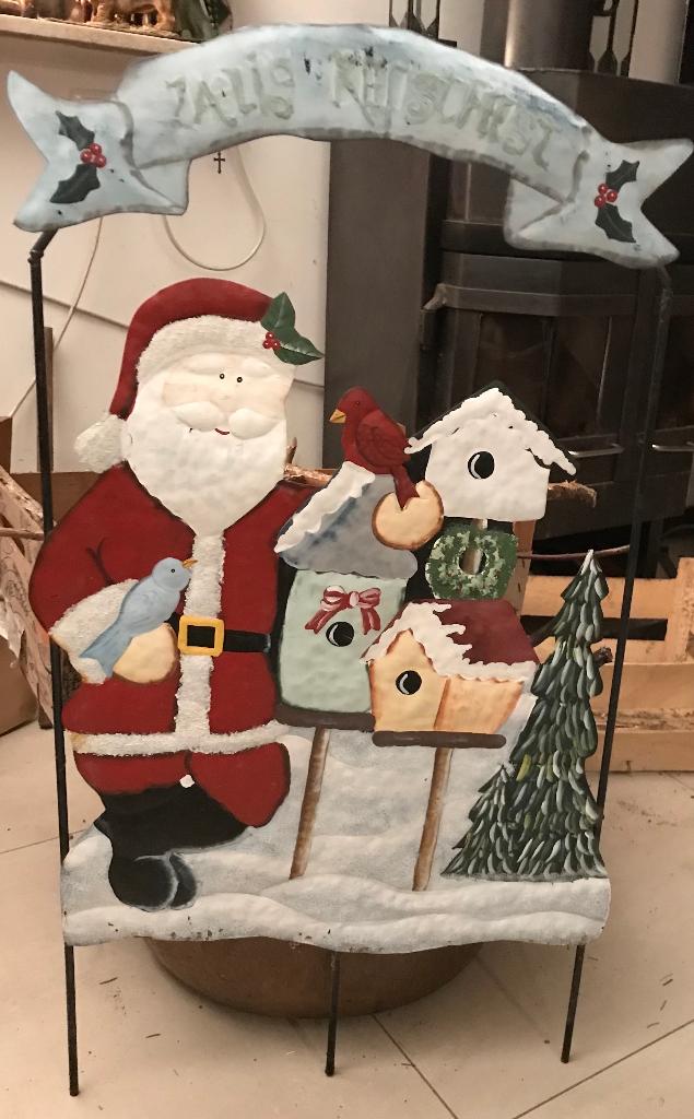Kerstbord voor buiten, Diversen, Kerst, Ophalen, Gebruikt