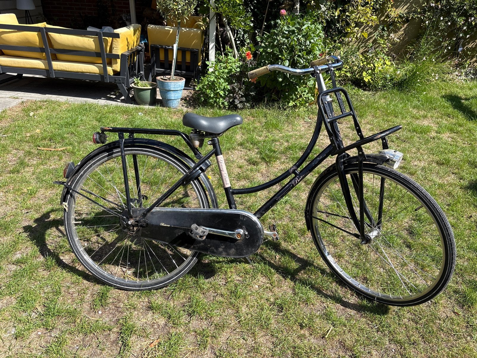 Batavus Young Dutch Damesfiets - Zwart, Ophalen, Terugtraprem, Batavus, 50 tot 53 cm