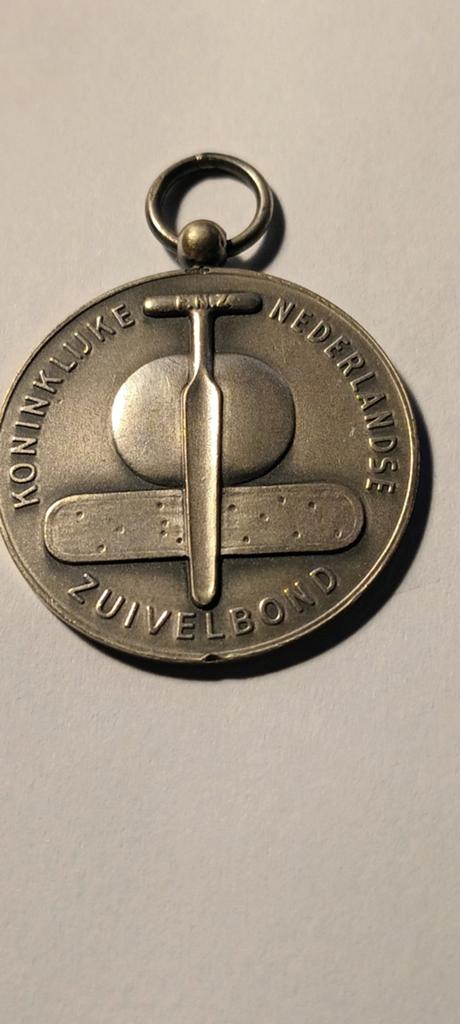 Kaaskeuring Giekerk Nederlandse Zuivelbond 1968, Postzegels en Munten, Ophalen of Verzenden, Zilver, Nederland