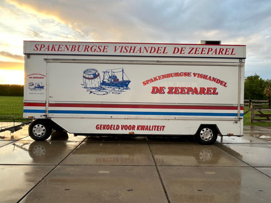 🇳🇱 de Vries Visverkoopwagen 650cm, Ophalen