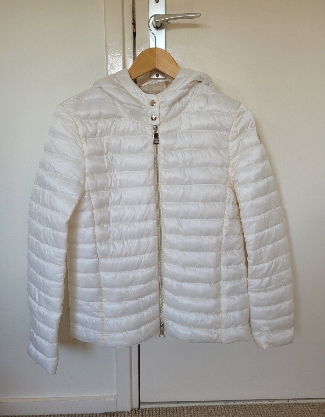 Fuchsia Schmitt dames jack wind jack puffer jas creme wit  3, Ophalen of Verzenden, Zo goed als nieuw, Wit