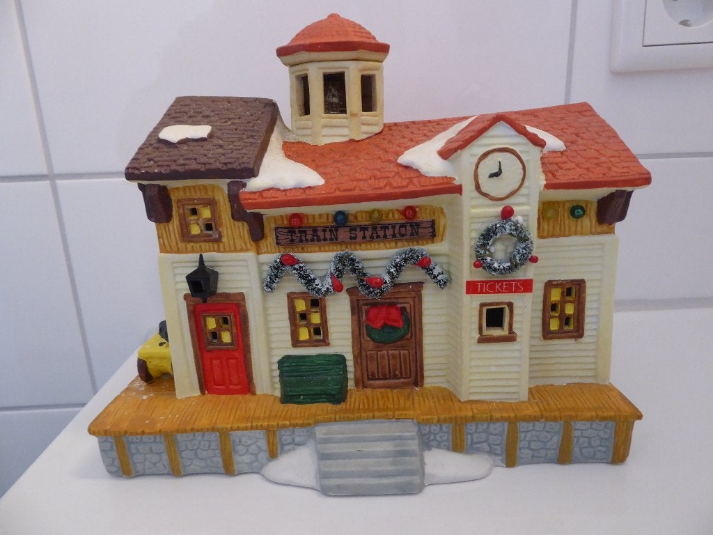 Dickensville - Treinstation - Ik ruim alles op, Diversen, Kerst, Ophalen of Verzenden, Zo goed als nieuw