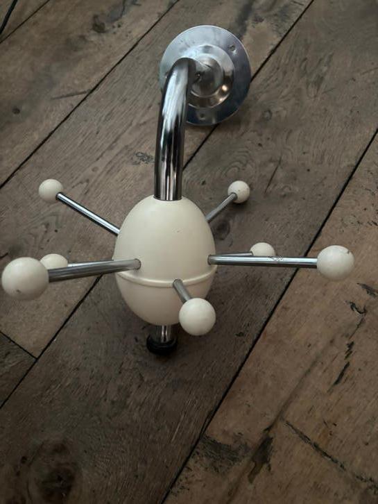 Vintage  Sputnik Kapstok - Jaren '60 Design, Huis en Inrichting, Woonaccessoires | Kapstokken, Gebruikt, Minder dan 100 cm, Metaal