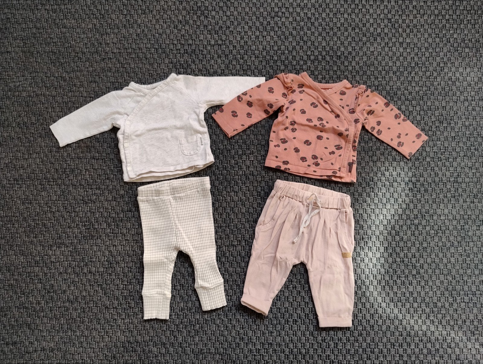 35 2x setje kleding meisje maat 56 Prenatal herfst winter, Kinderen en Baby's, Ophalen of Verzenden, Gebruikt, Meisje