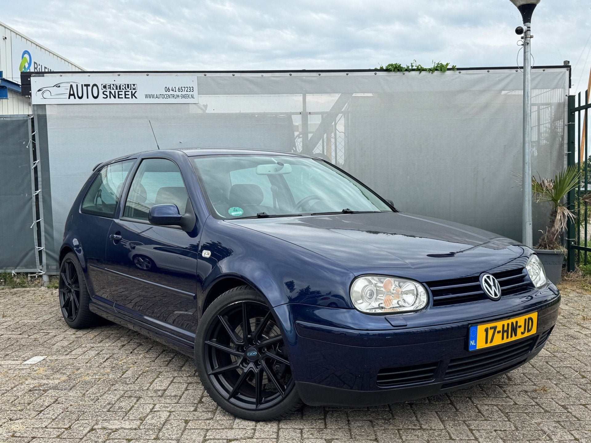 Volkswagen Golf 2.8 V6 4Motion-NWE APK-Clima-Cruise-Leer, Auto's, Volkswagen, Gebruikt, Zwart, 700 kg, Blauw