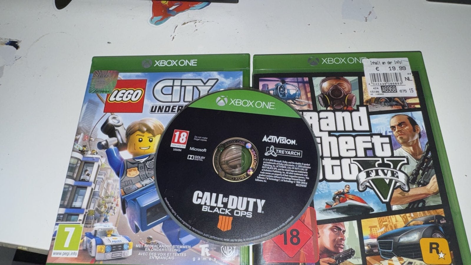 Xbox One S met controller en games, Ophalen, Xbox One S, Met 1 controller, Gebruikt